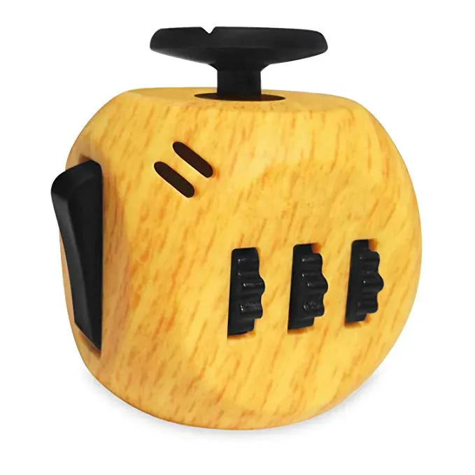 12-Sided Fidget Cube - Ultimate Stress Relief Toy for Anxiety, ADHD & Focus