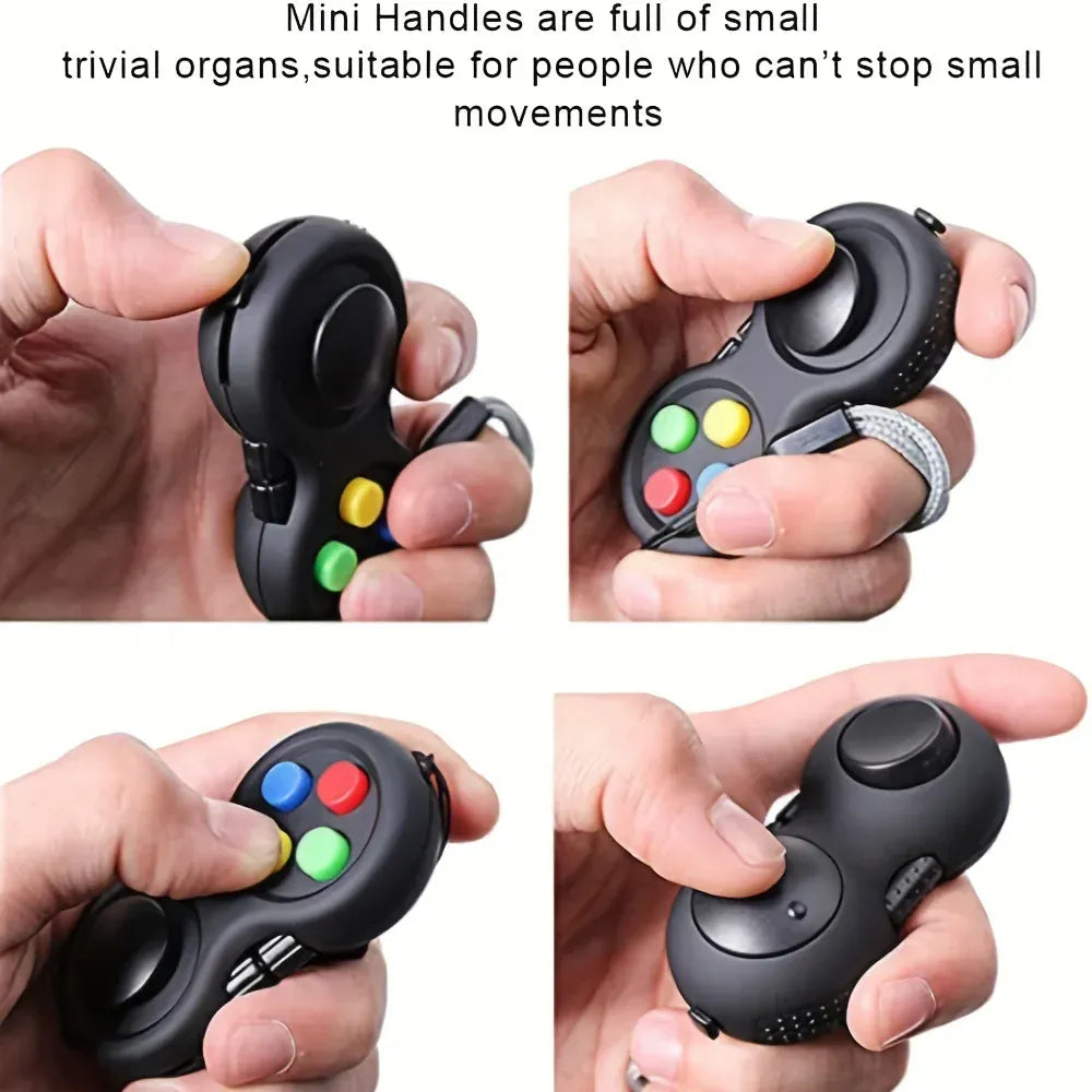 8-in-1 Fidget Pad Controller - Ultimate Stress Relief Toy for Anxiety & Focus