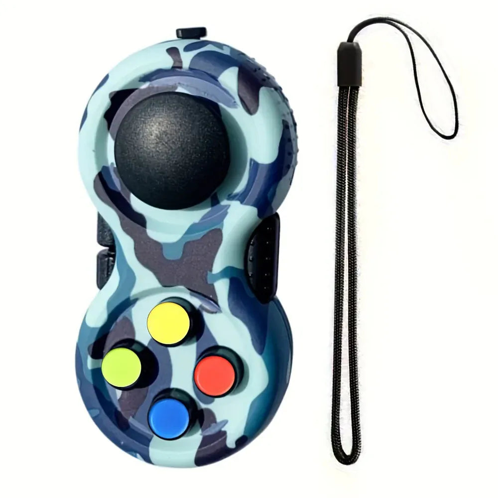 8-in-1 Fidget Pad Controller - Ultimate Stress Relief Toy for Anxiety & Focus