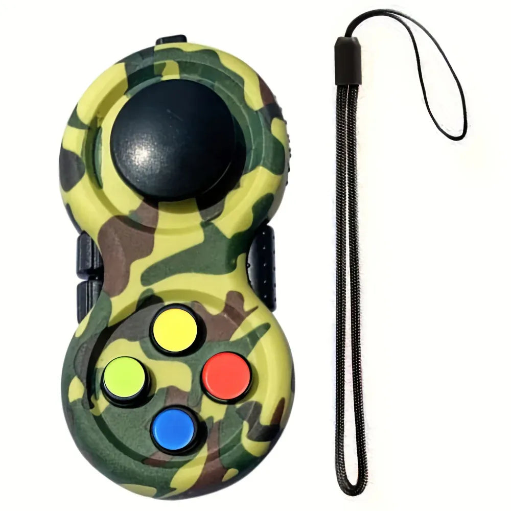 8-in-1 Fidget Pad Controller - Ultimate Stress Relief Toy for Anxiety & Focus