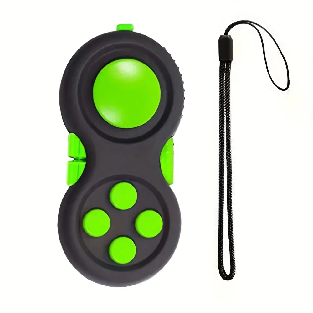 8-in-1 Fidget Pad Controller - Ultimate Stress Relief Toy for Anxiety & Focus