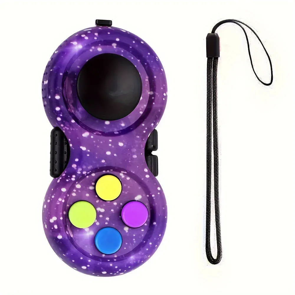 8-in-1 Fidget Pad Controller - Ultimate Stress Relief Toy for Anxiety & Focus
