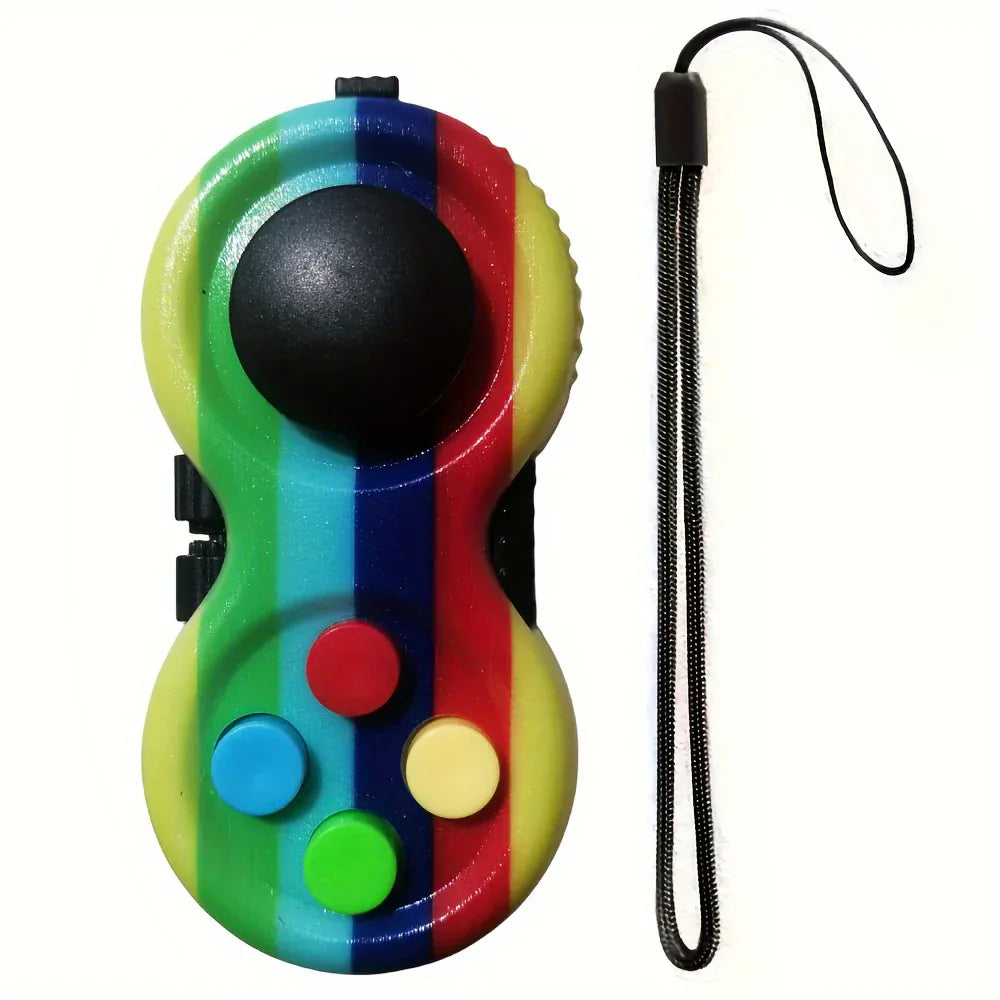 8-in-1 Fidget Pad Controller - Ultimate Stress Relief Toy for Anxiety & Focus