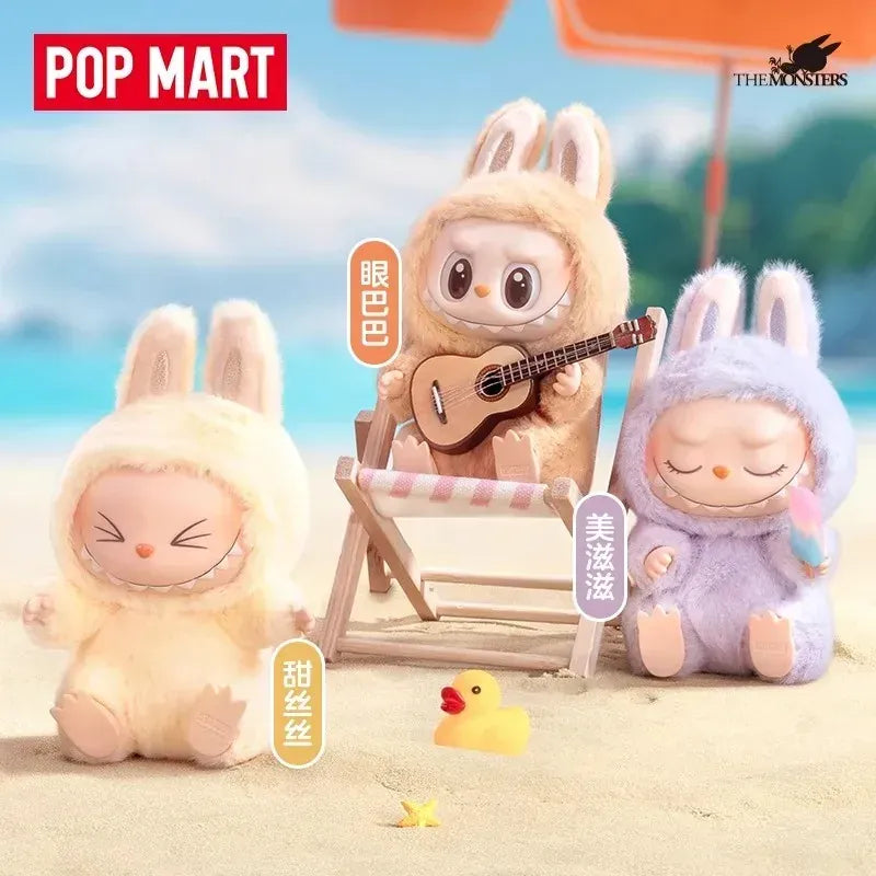 Authentic Pop Mart THE MONSTERS LABUBU Sitting Party Blind Box Figurine Pendant