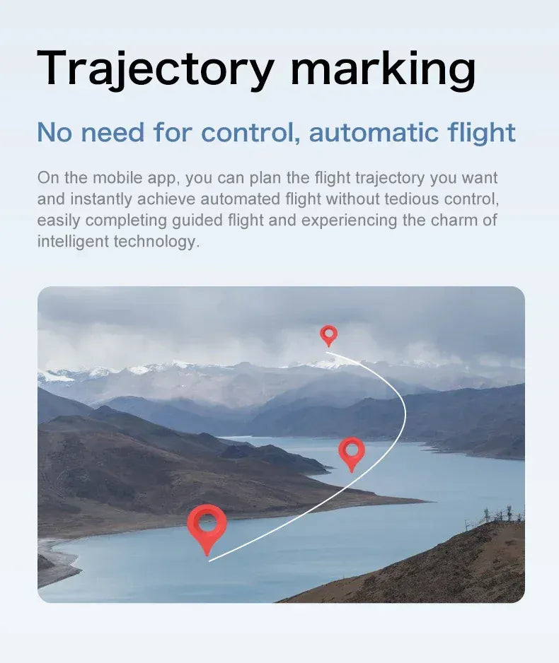 GT8 Drone 4K HD Camera Obstacle Avoidance Aerial Photography Brushless Drone with Screen Foldable RC Drone Quadcopter RTF