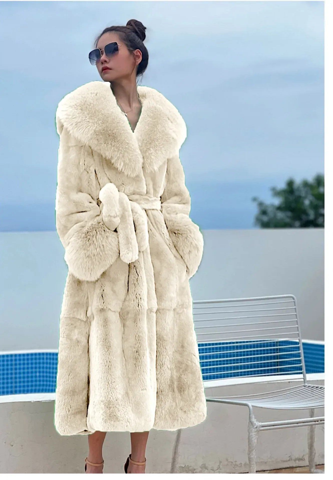 Long Mink Coats Women Fur Coats Winter Outwear Faux Fur Jacket Female Long Sleeve Ladies Casual Oversize Fur Coat Parkas