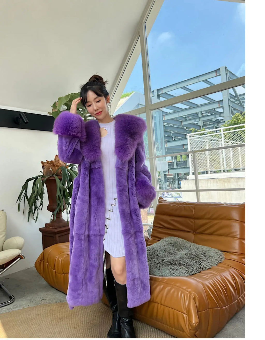 Long Mink Coats Women Fur Coats Winter Outwear Faux Fur Jacket Female Long Sleeve Ladies Casual Oversize Fur Coat Parkas