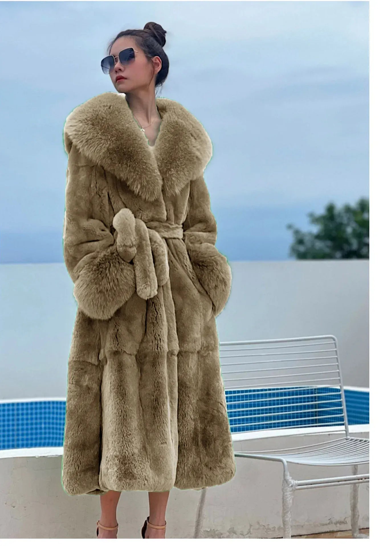 Long Mink Coats Women Fur Coats Winter Outwear Faux Fur Jacket Female Long Sleeve Ladies Casual Oversize Fur Coat Parkas