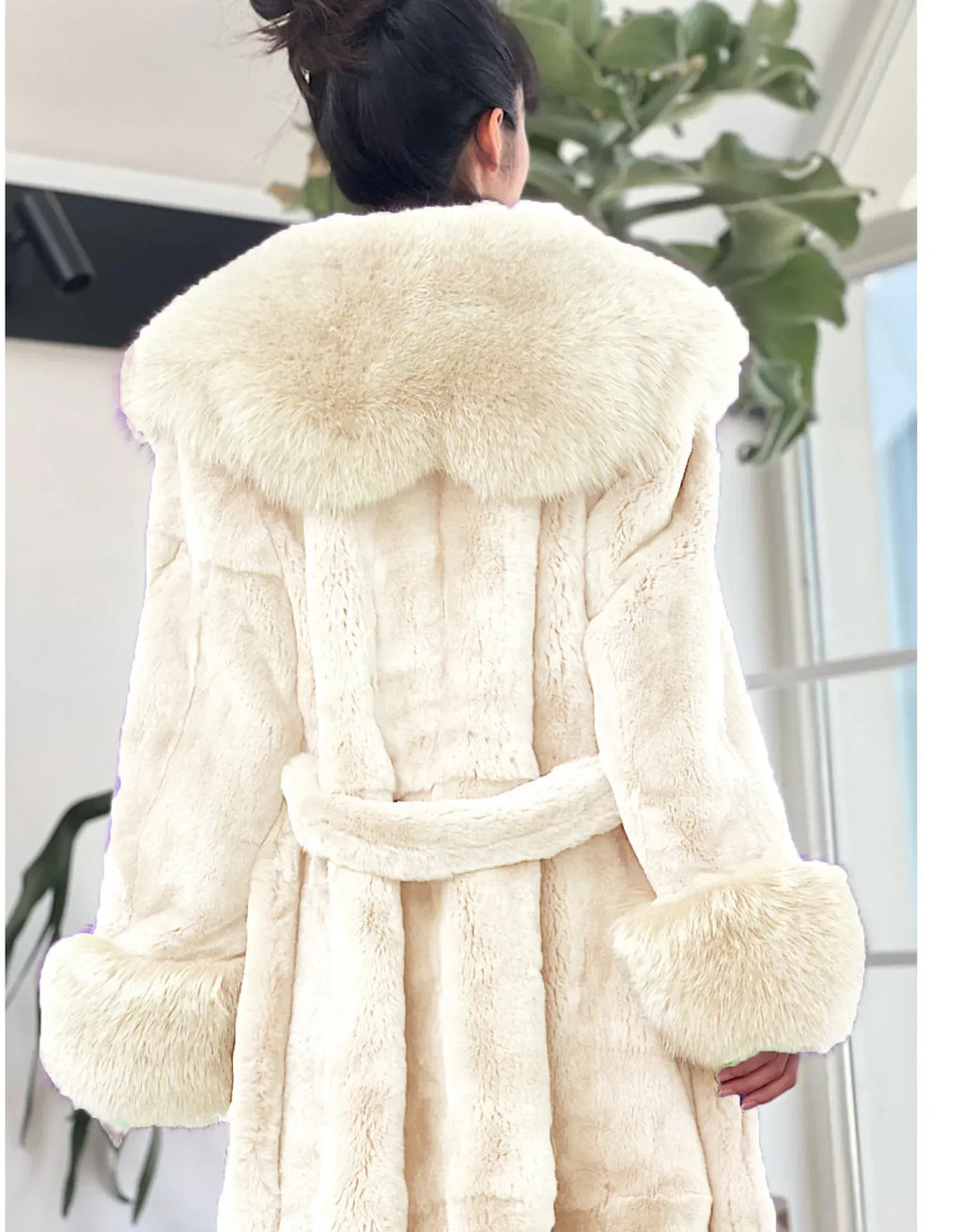 Long Mink Coats Women Fur Coats Winter Outwear Faux Fur Jacket Female Long Sleeve Ladies Casual Oversize Fur Coat Parkas
