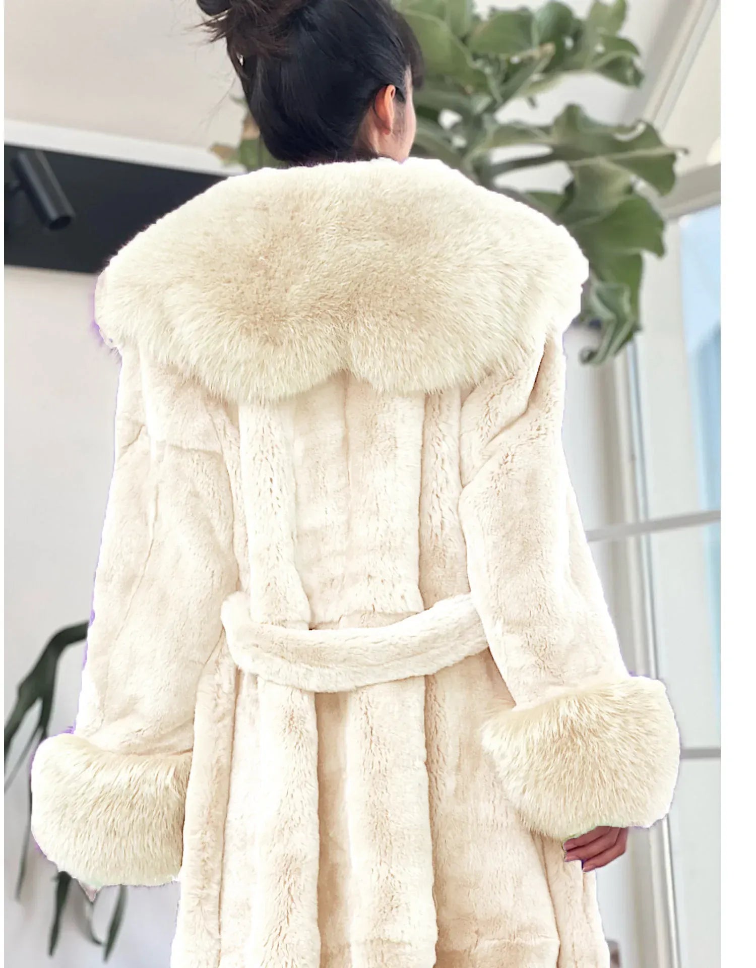 Long Mink Coats Women Fur Coats Winter Outwear Faux Fur Jacket Female Long Sleeve Ladies Casual Oversize Fur Coat Parkas