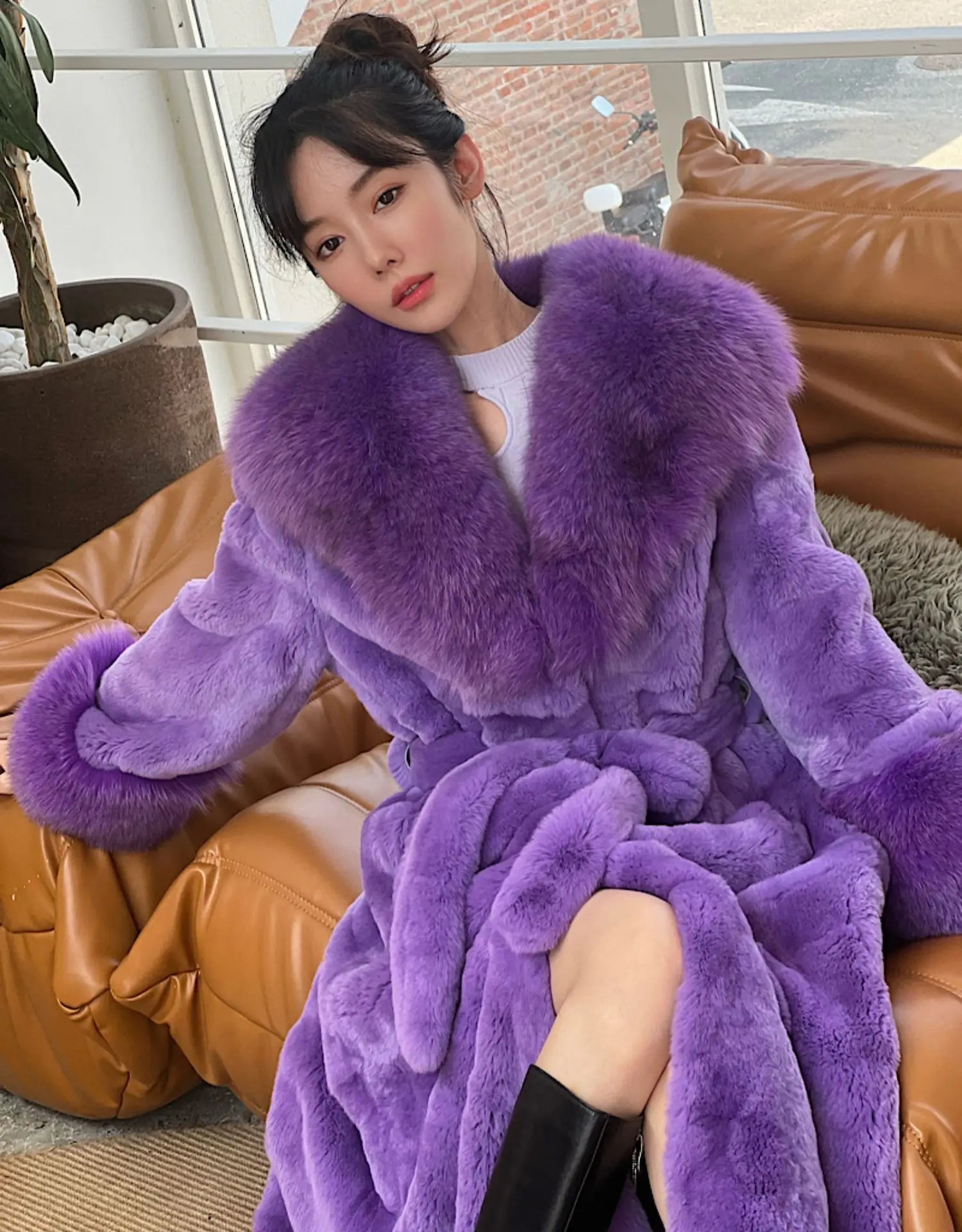 Long Mink Coats Women Fur Coats Winter Outwear Faux Fur Jacket Female Long Sleeve Ladies Casual Oversize Fur Coat Parkas