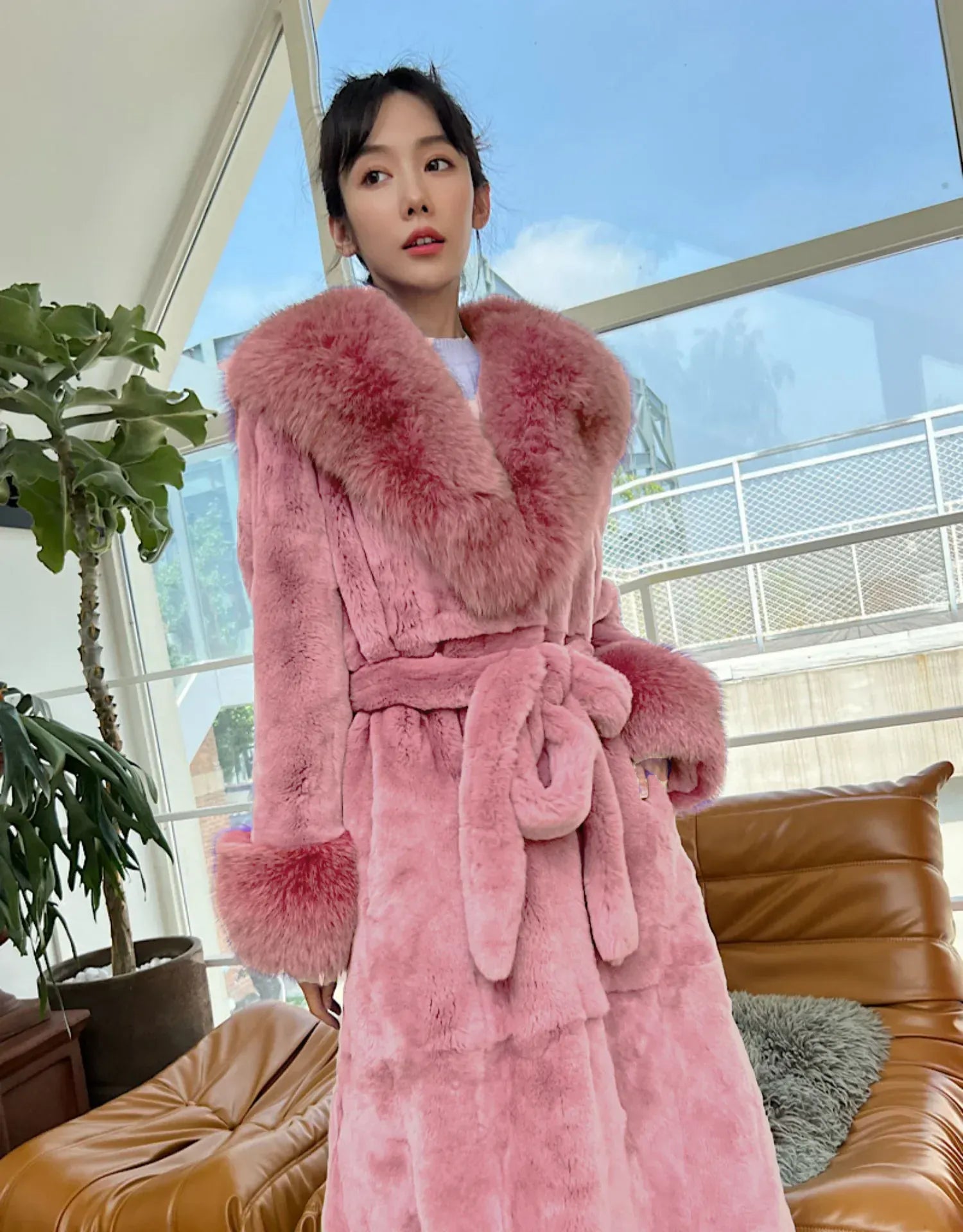 Long Mink Coats Women Fur Coats Winter Outwear Faux Fur Jacket Female Long Sleeve Ladies Casual Oversize Fur Coat Parkas